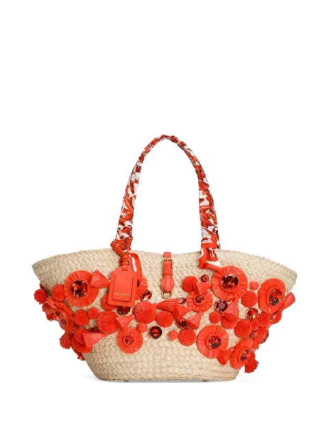 Dolce & Gabbana Coffa Capri bag with embroidery Neutrals BB7831A0842