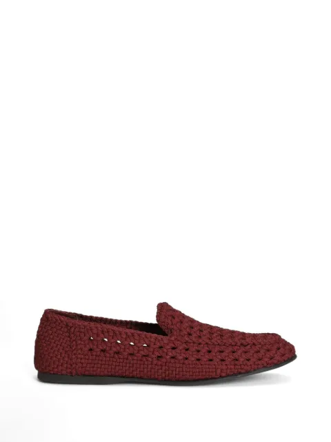 Dolce & Gabbana slippers in woven fabric Red A50774A0677