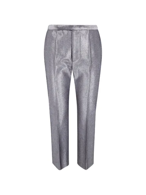 SAPIO metallic-finish pressed-crease jeans Silver N07TDENIM098