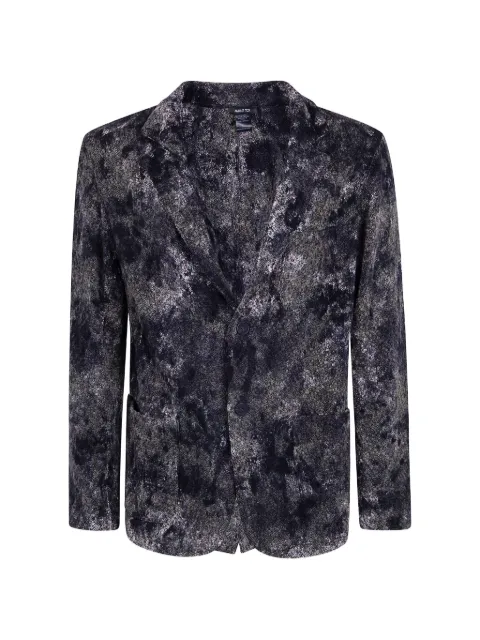 Avant Toi textured-finish blazer Grey 226SU4110MPSVZ