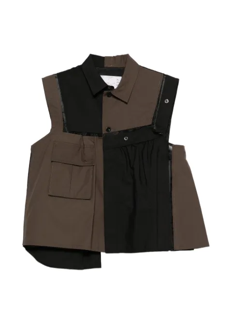 sacai sleeveless pocket shirt Green 2608537