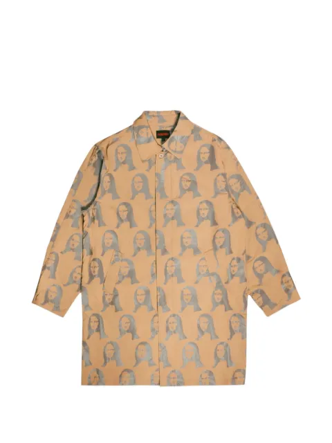 Pleasures Mona single-breasted coat Neutrals P26SP001BEIGE