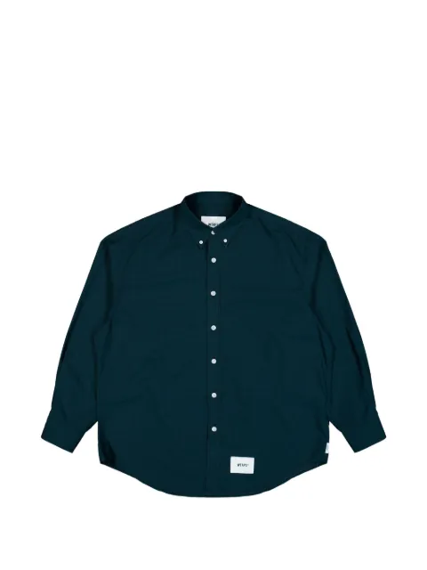WTAPS BD 07 buttoned long-sleeve shirt Green 252WVDTSHM02
