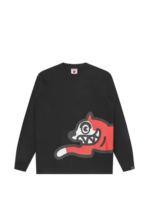 ICECREAM graphic long-sleeves sweatshirt Black IC225474SS26