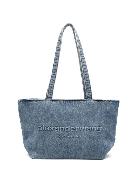 Alexander Wang denim punch medium tote Blue 20226T65T473