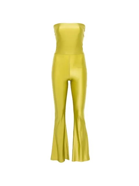 Patrizia Pepe strapless flared-leg jumpsuit Green 2T0013J415