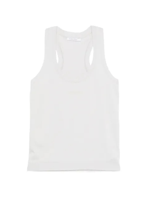 Patrizia Pepe racerback jersey tank top Grey 2M4543J419