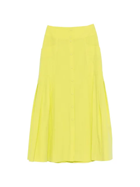 Patrizia Pepe pleated midi skirt Yellow 2G1053A733