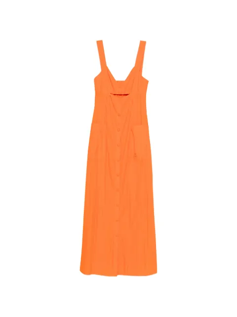 Patrizia Pepe V-neck maxi dress Orange 2A3076A733