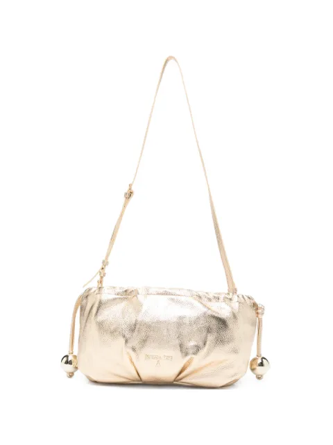 Patrizia Pepe small Bubble leather shoulder bag Gold 2B0161L031