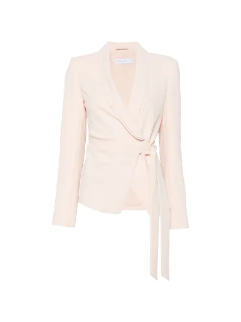 Patrizia Pepe long-sleeve belt blazer Pink 2S1563A411