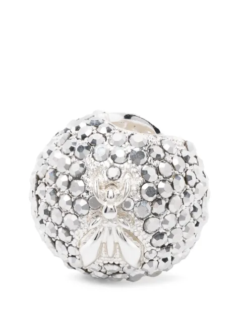 Patrizia Pepe crystal-embellished sphere ear cuff Silver 2J2606M097
