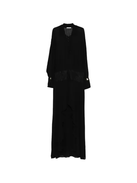 Patrizia Pepe lace-detail asymmetric dress Black 2A3063A776