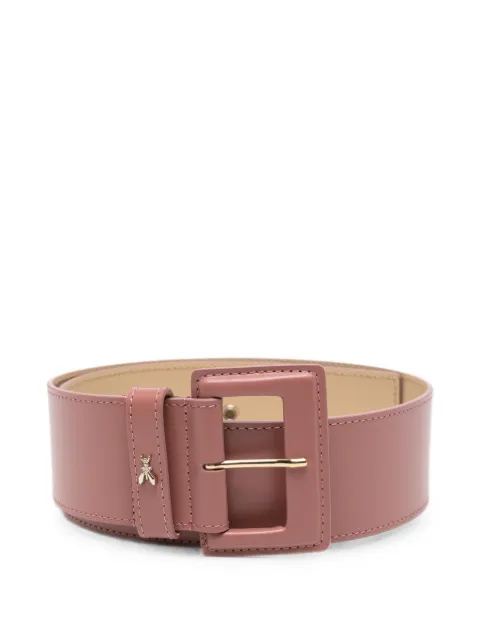 Patrizia Pepe Fly-plaque leather belt Pink 2W0031L048
