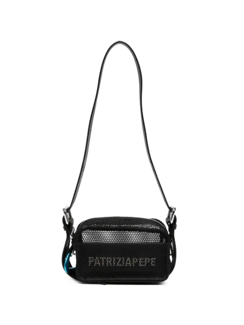 Patrizia Pepe mesh shoulder bag Black 2B0153A778