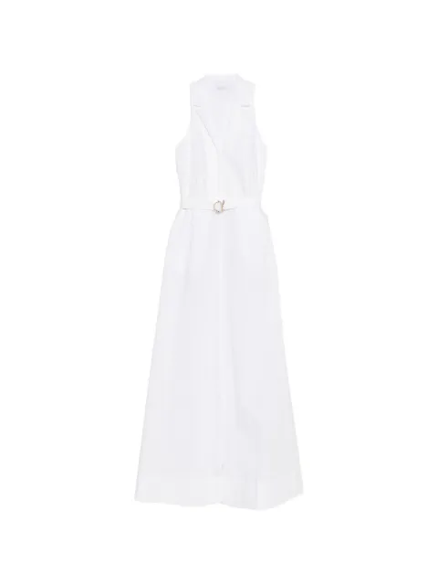 Patrizia Pepe belted maxi dress White 2A3006A9B9