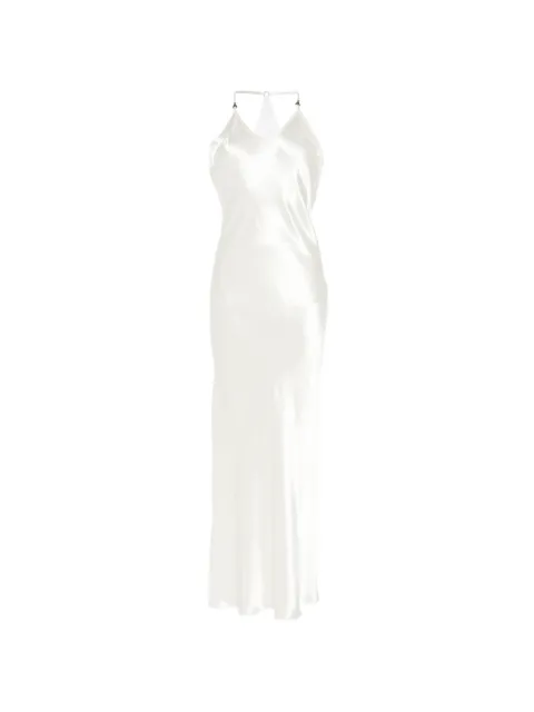 Patrizia Pepe V-neck maxi dress Neutrals 2A3034A740W146