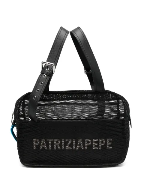 Patrizia Pepe mesh shoulder bag Black 2B0125A778