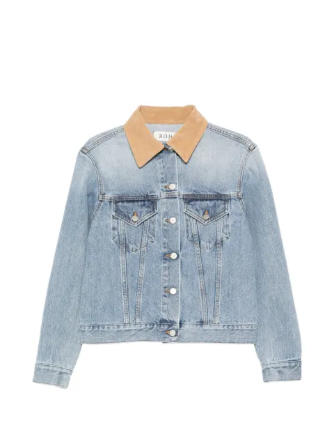 Róhe collar pocket jacket Blue 41911228
