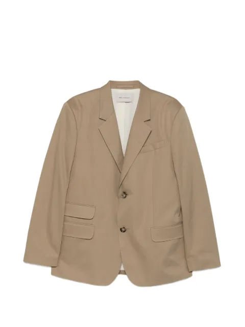 AMI Paris flap-pocket blazer Neutrals HBV763C00214