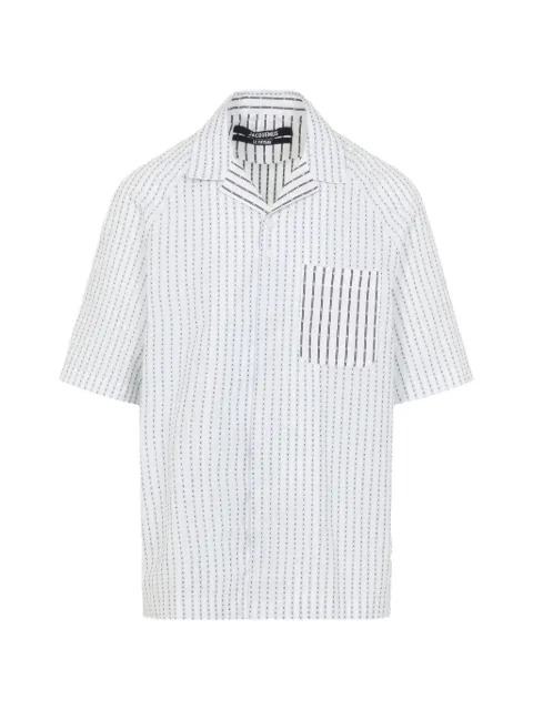 Jacquemus The Romarin short-sleeve shirt White SHM00573AW00778
