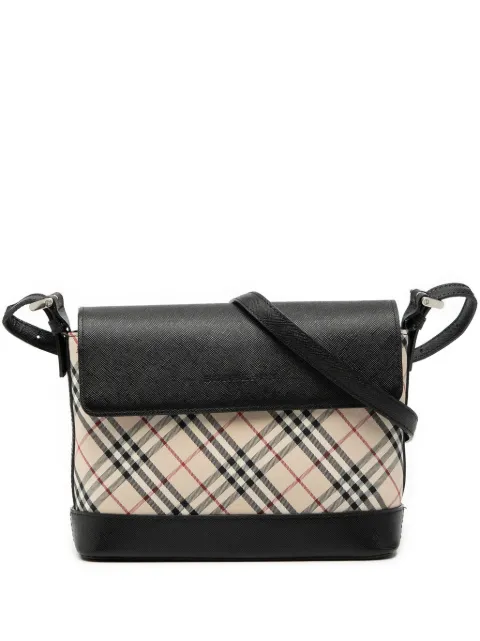 Burberry Pre-Owned 2000-2017 Nova Check Canvas crossbody bag Brown 63887LZ830F67FNA
