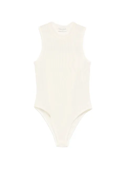 Forte Forte scalloped-trim top Neutrals 14888MYTSHIRT