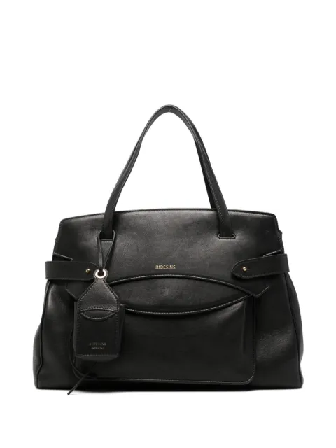 HIDESINS leather tote bag Black LB27NLBLK