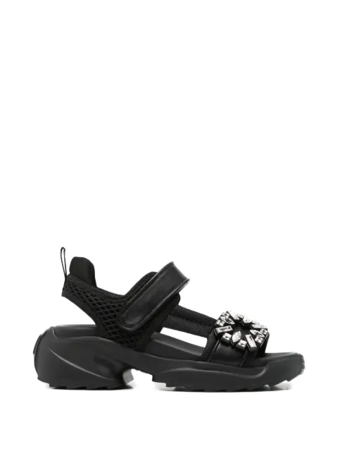 Roger Vivier Viv' on the Run sandals Black RVW80044270V4CB999