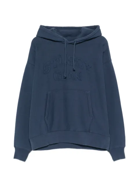 Stüssy Gear logo hoodie Blue 118604