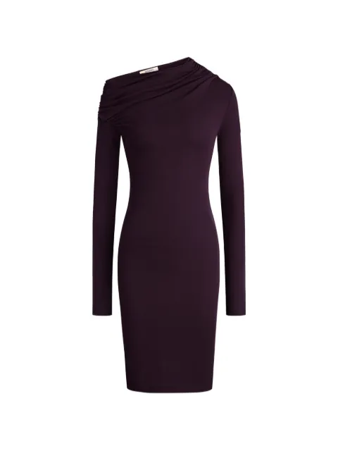 12 STOREEZ asymmetric mini dress Purple 134905