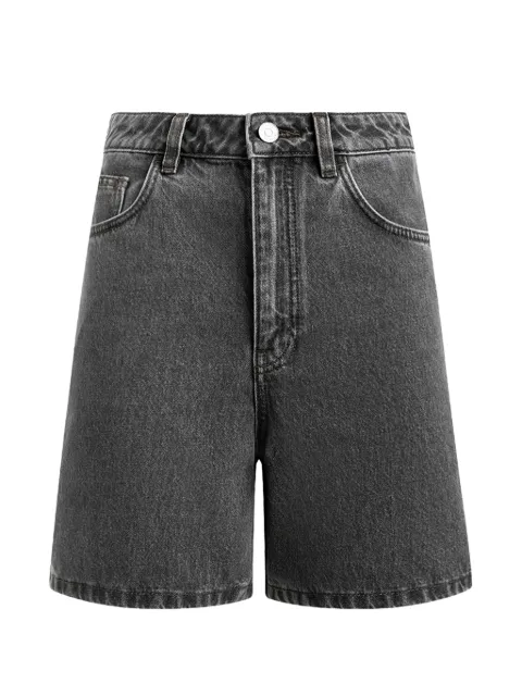 12 STOREEZ flared denim shorts Grey 136374
