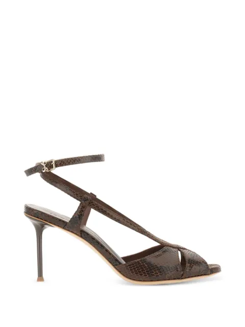 Sergio Levantesi Genny woven sandals Brown GENNY6PITONE