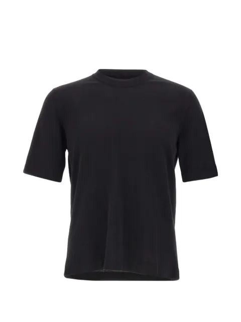 K-Way ribbed patch cotton sweater Black K4126SWUSY