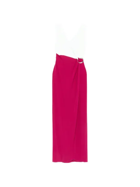Patrizia Pepe color-block maxi dress Red 2A3022J333