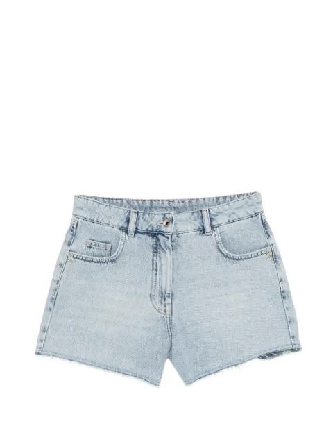 Patrizia Pepe frayed-hem shorts Blue 2P1744D070