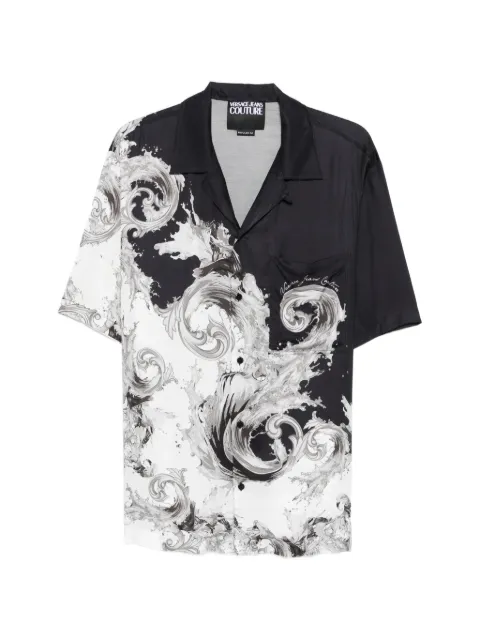 Versace Jeans Couture baroque pocket shirt Black 80GAL2BBNS786