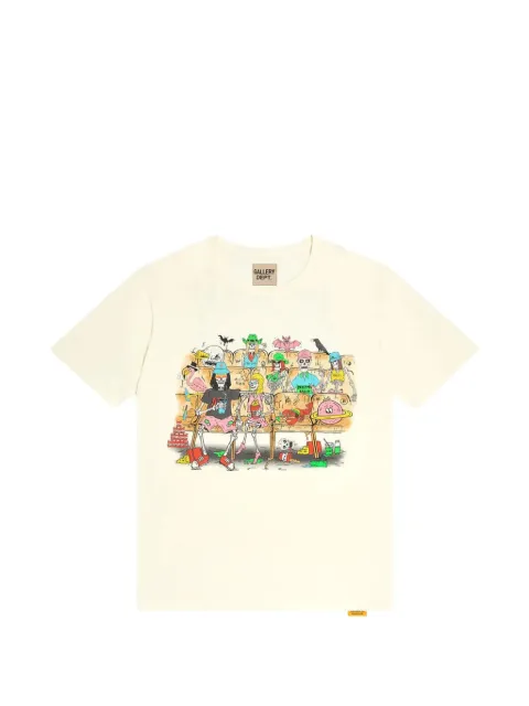GALLERY DEPT. Skeleton Beach Theatre T-shirt Neutrals GD055