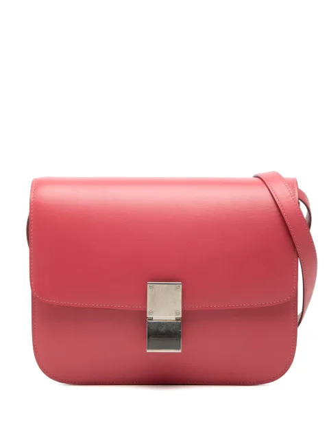 Celine Pre-Owned 2017 Medium Calfskin Classic Box crossbody bag Pink JVF5UFKGGR7YMTV0