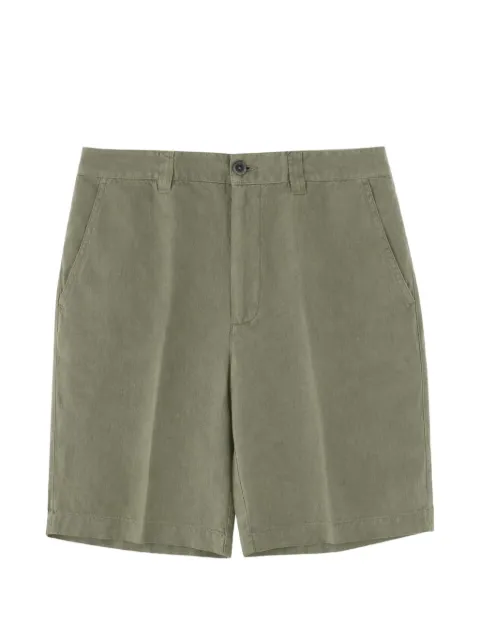 120% Lino linen shorts Green 33ALIM2137