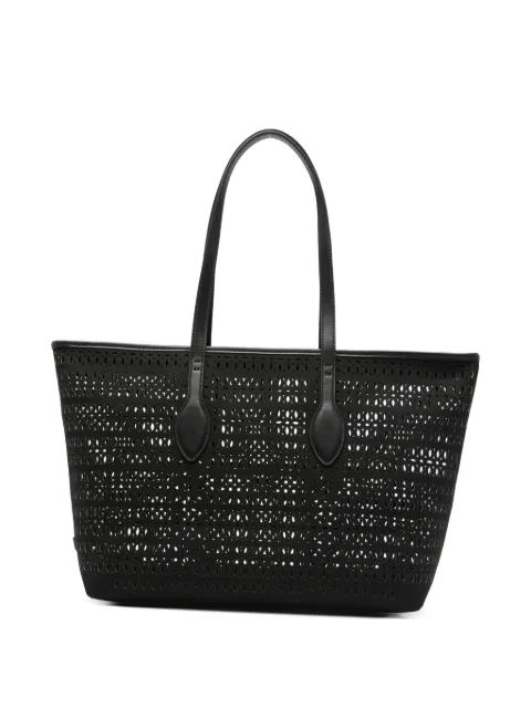 GIANNI CHIARINI lase-cut tote bag Black BS11507COMMCNVLS