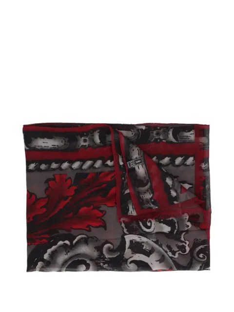 Gianfranco Ferré Pre-Owned patterned foulard scarf Grey WCV241096
