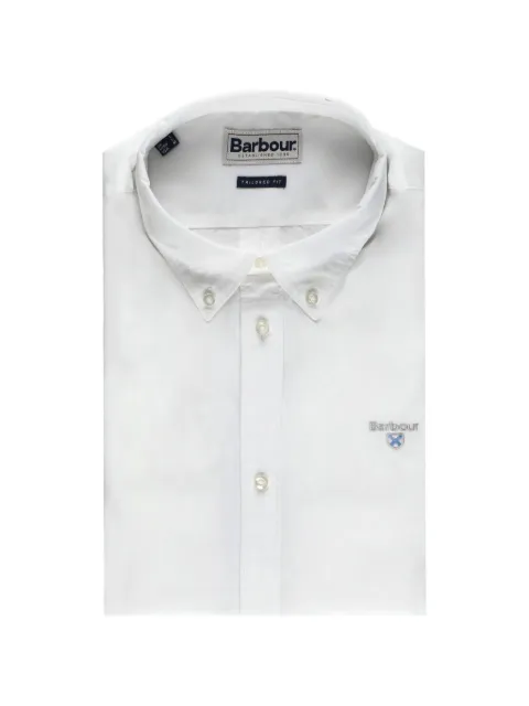 Barbour button-down tailored-fit shirt White MSH5753MSHWH11
