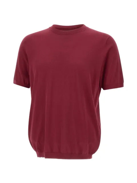 Kangra short-sleeve ribbed T-shirt Red 300421375