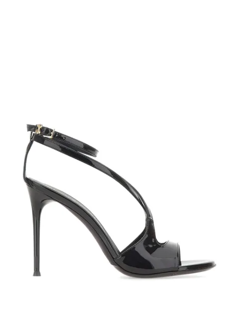Sergio Levantesi Rebel6 crossed-strap sandals Black REBEL6