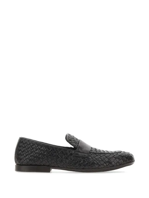 Alexander Hotto woven leather loafers Black 69030NERO