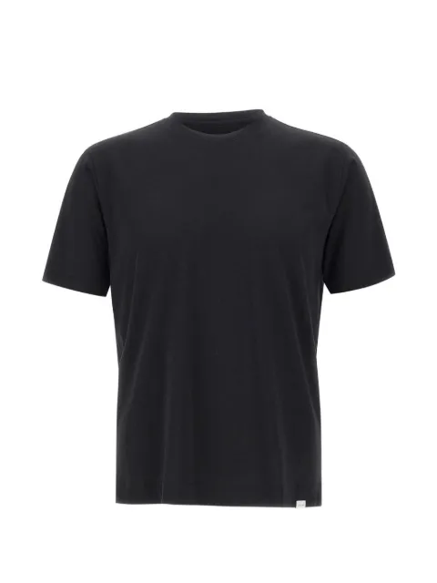 DIKTAT Supima crewneck cotton T-shirt Black DK17103NERO