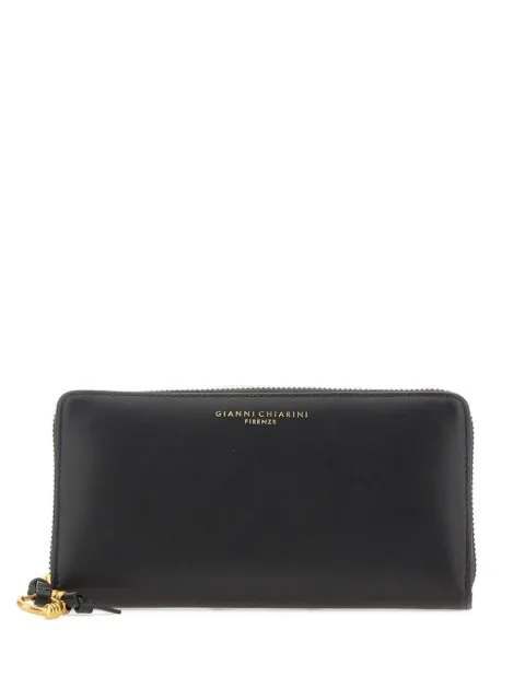 GIANNI CHIARINI zip leather wallet Black PF5042NANERO