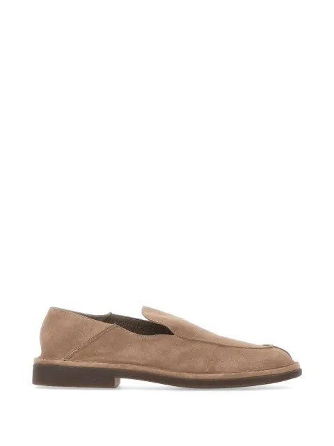 Alexander Hotto foldable-heel suede loafers Neutrals 69033GELSO