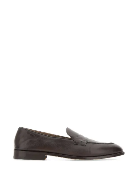 Alexander Hotto penny leather loafers Brown 690066011TM
